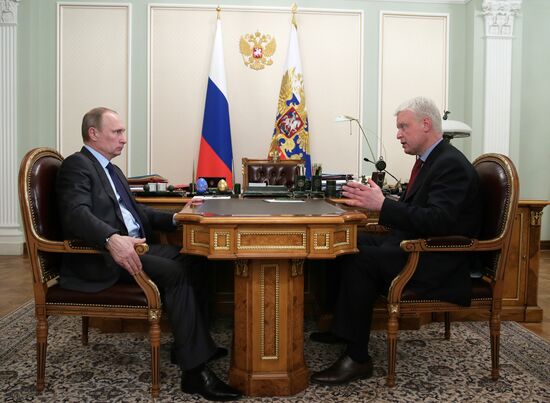 В.Путин провел встречу с Ф.Андреевым