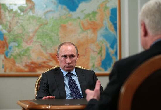 В.Путин провел встречу с Ф.Андреевым