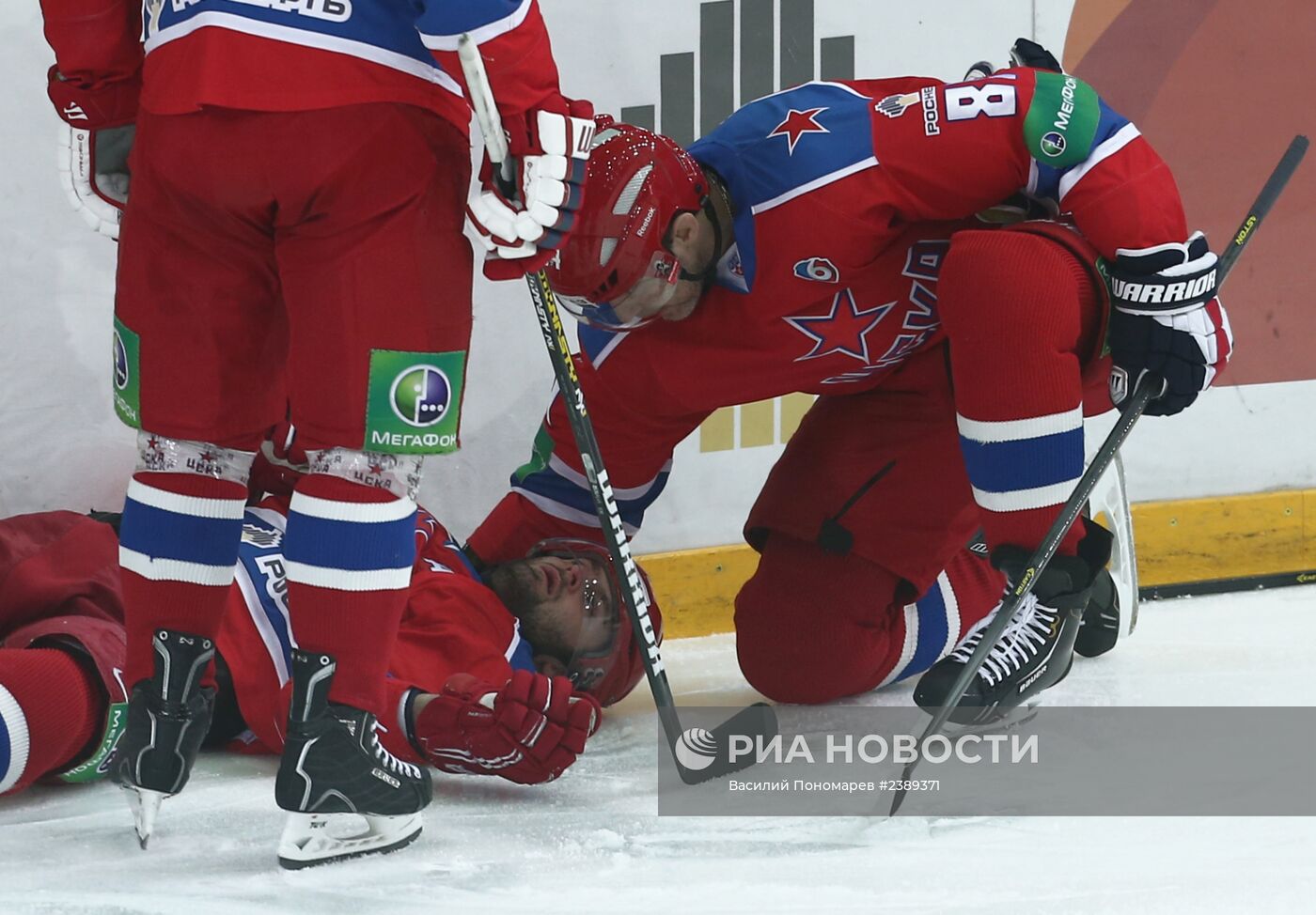 Хоккей. КХЛ. Матч ЦСКА - "Спартак"