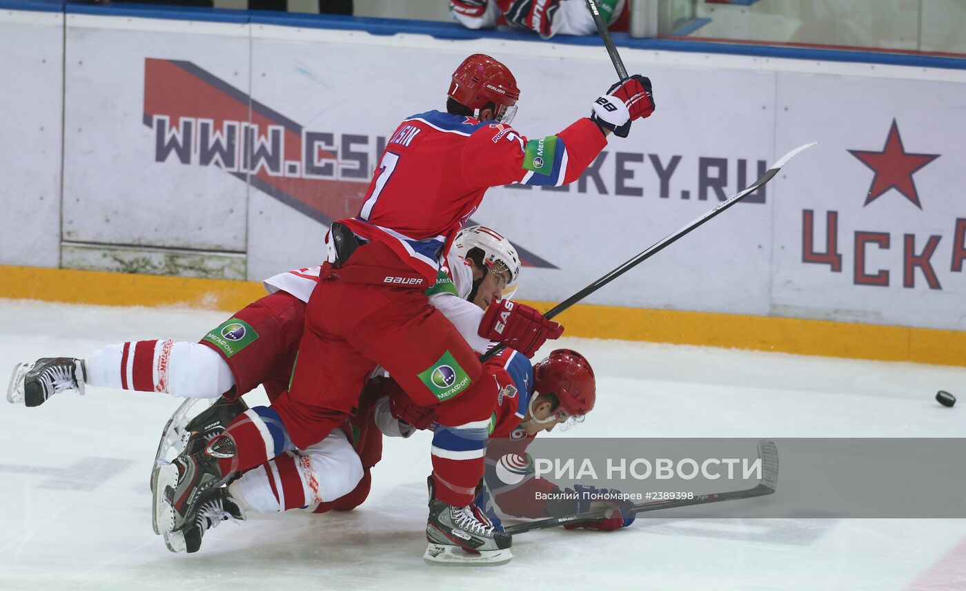 Хоккей. КХЛ. Матч ЦСКА - "Спартак"