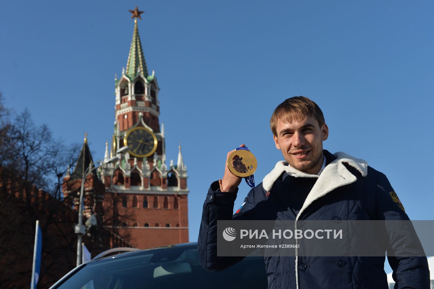 Вручение автомобилей призерам Олимпийских игр в Сочи