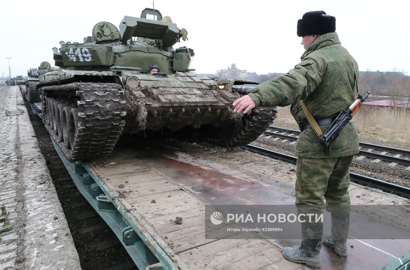 Передислокация пехоты Балтийского флота