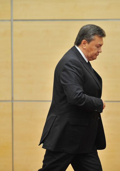 Пресс-конференция Виктора Януковича в Ростове-на-Дону