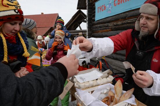 Проводы Масленицы в Суздале