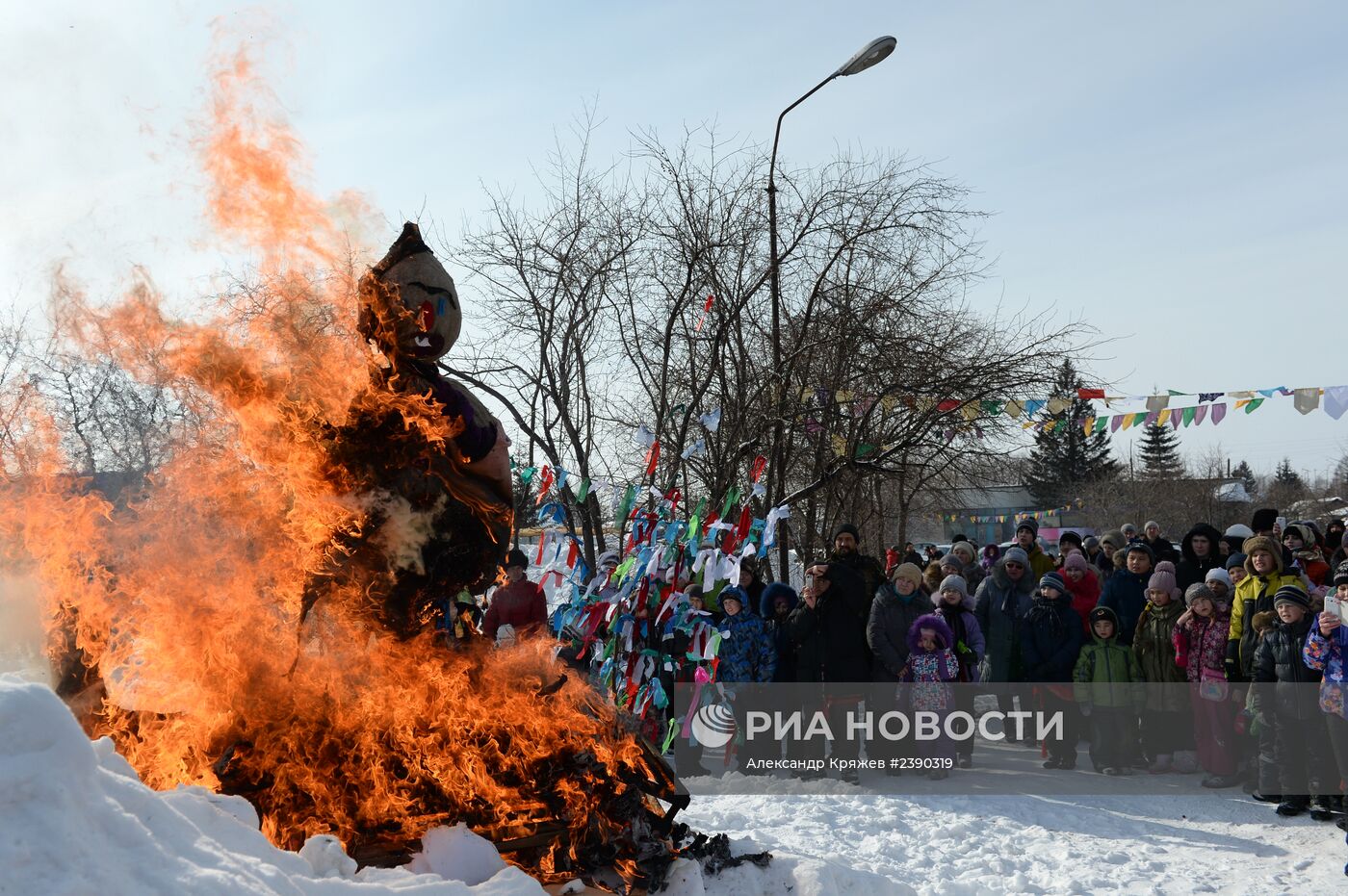 Проводы Масленицы в регионах России