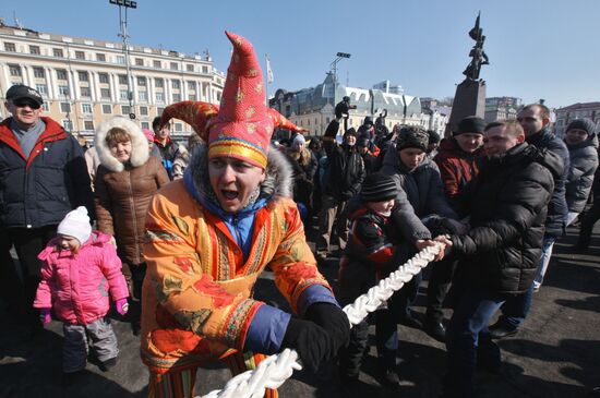 Проводы Масленицы в регионах России