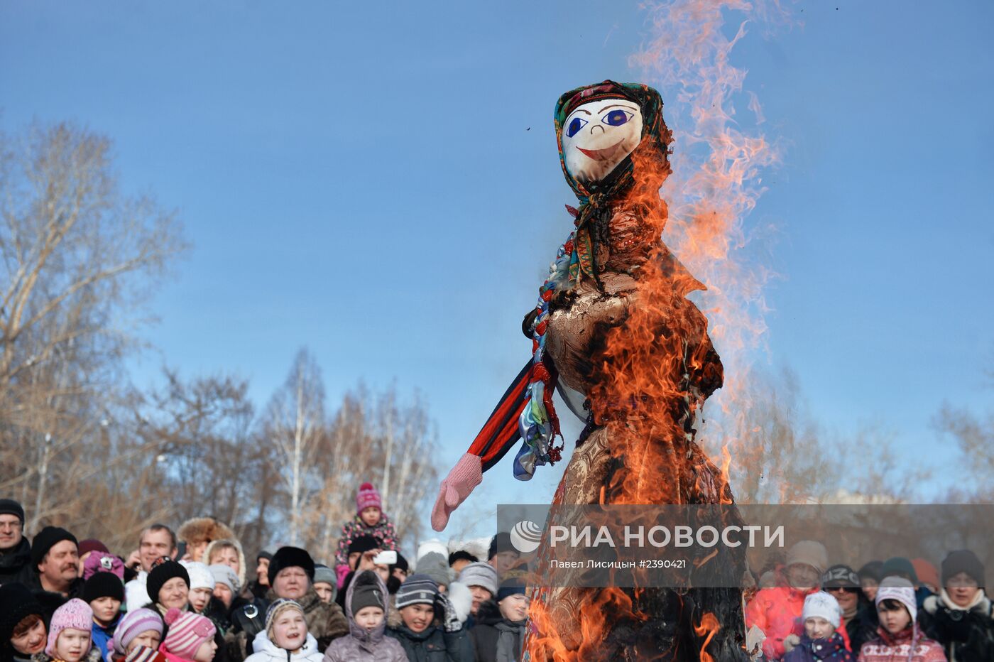 Проводы Масленицы в регионах России