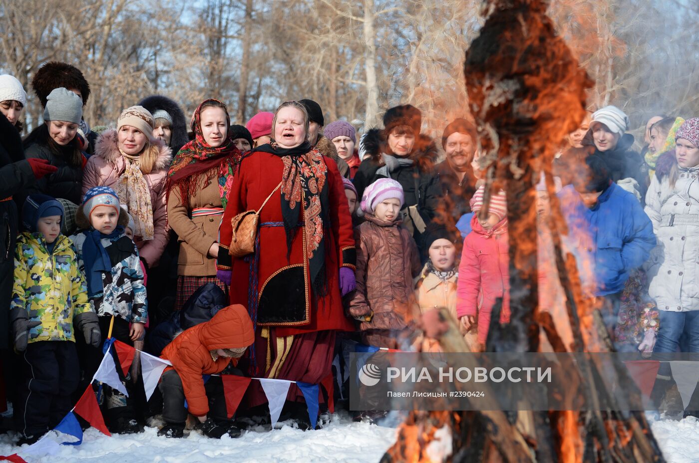 Проводы Масленицы в регионах России