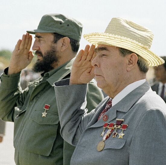 Визит советской делегации на Кубу