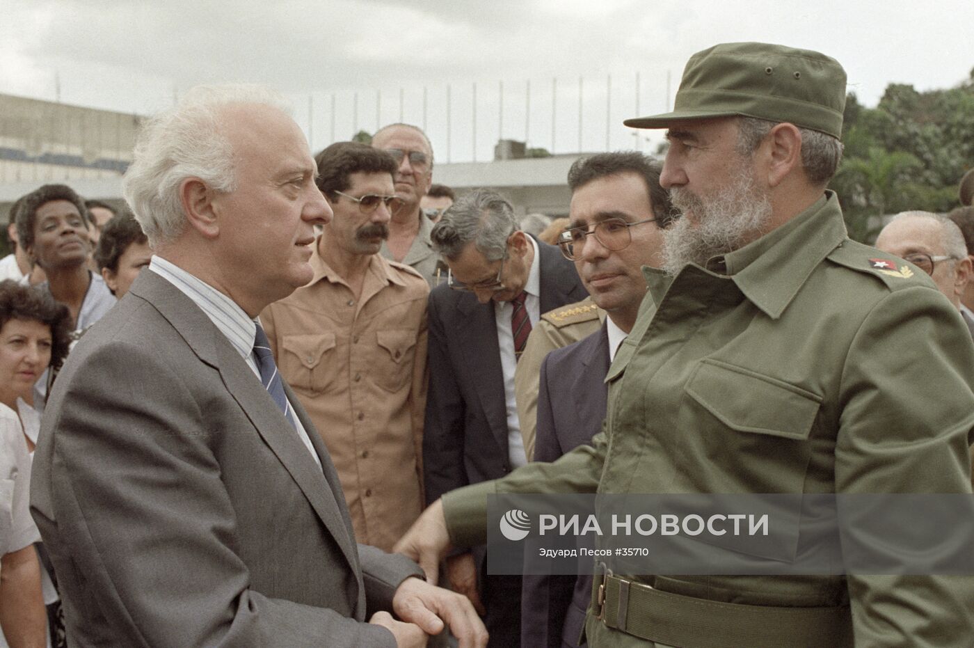 Визит Михаила Горбачева на Кубу