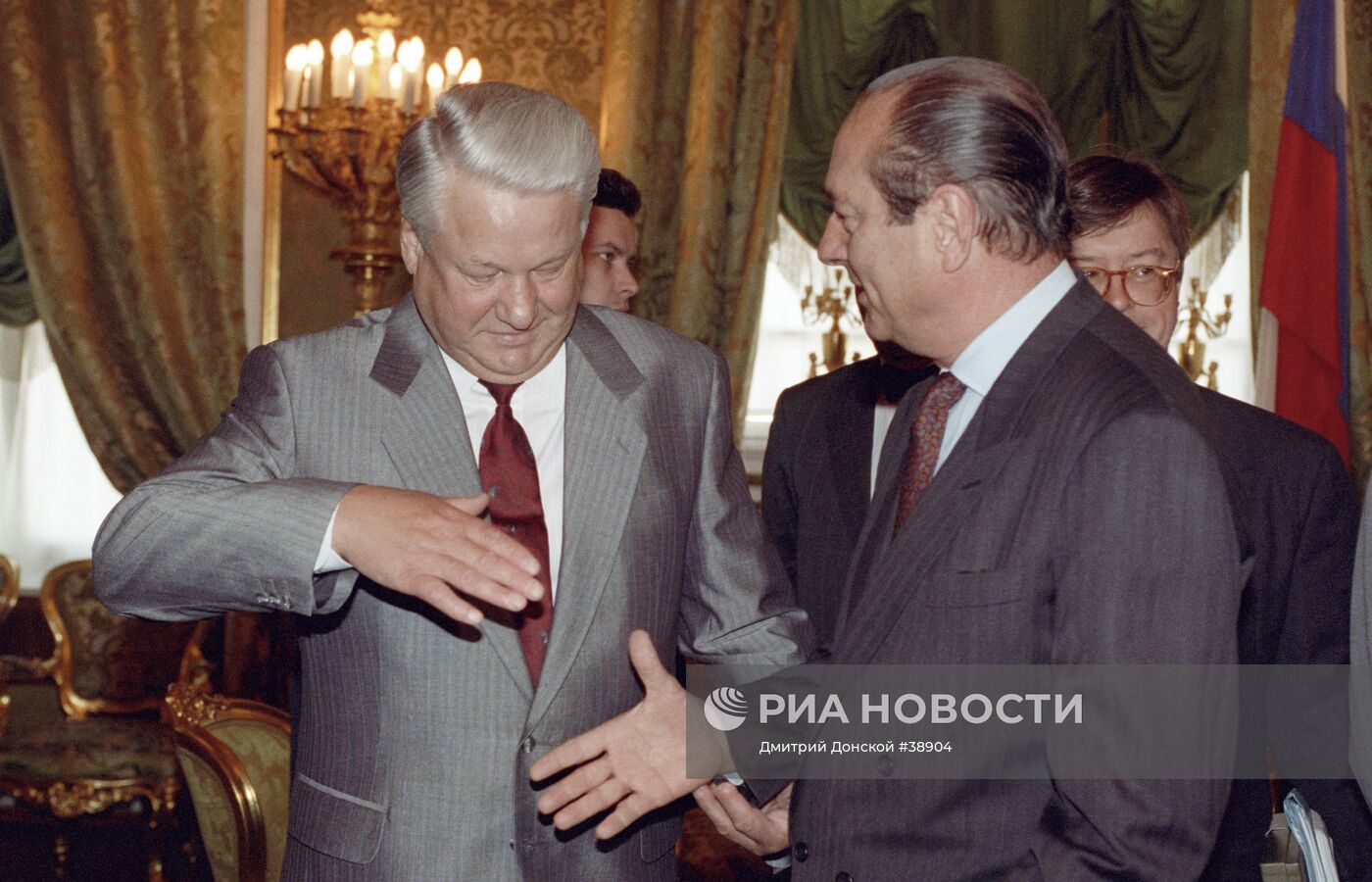 Борис Ельцин, Жак Ширак