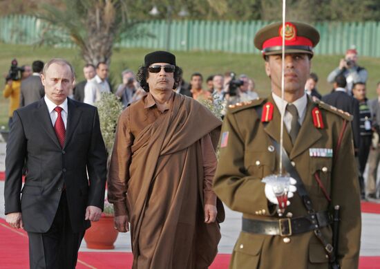 В.Путин Ливия