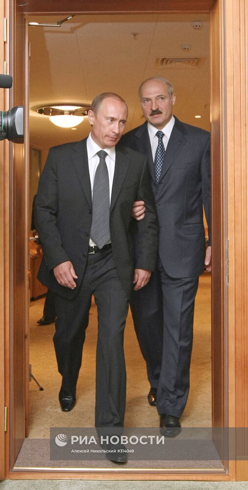 Визит премьер-министра РФ В. Путина в Минск