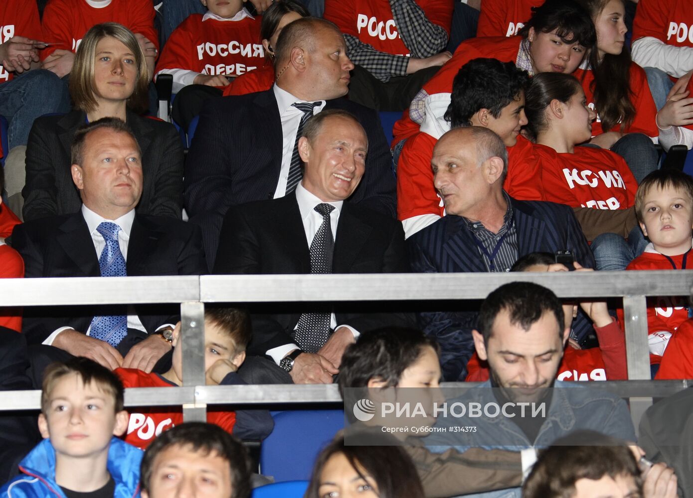 В.Путин посетил финал Суперкубка мира по дзюдо
