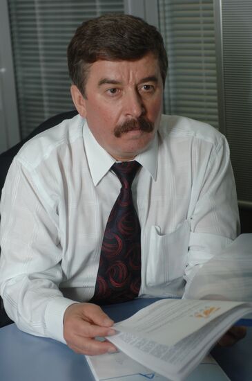 Президент Национальной федерации бадминтона России С. Шахрай