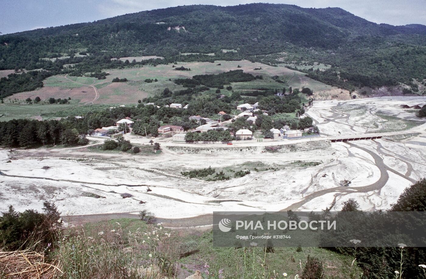 Село Агишты в Чечне