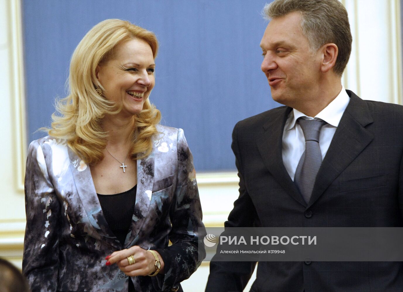 Татьяна Голикова и Виктор Христенко