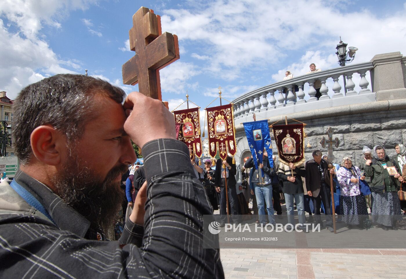 Верующие Украинской православной церкви в Москве