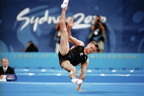 Российский гимнаст А.Немов