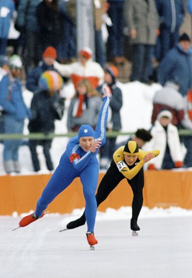Конькобежный спорт на Олимпиаде в Сараево