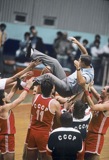 Советские баскетболисты на Олимпиаде в Сеуле