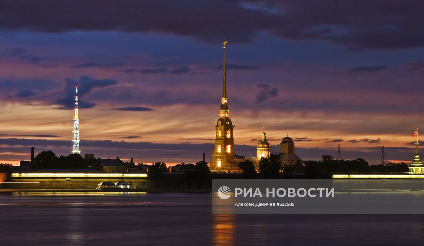 Белые ночи в Санкт-Петербурге