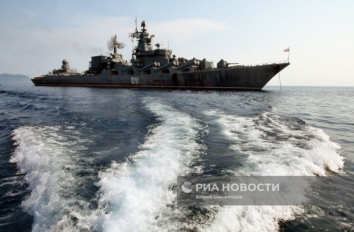 Учения кораблей Тихоокеанского флота России