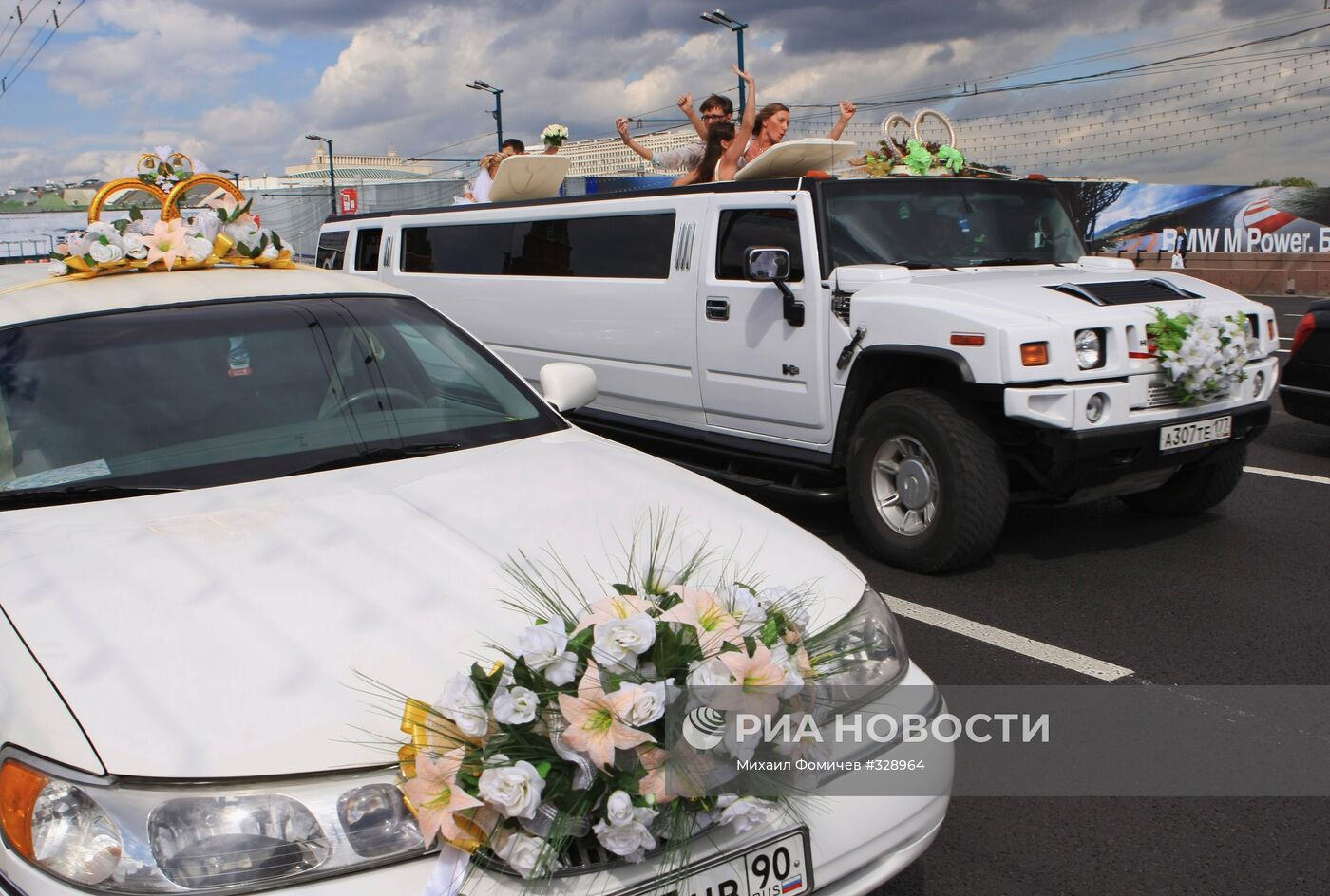 Свадебные гуляния в Москве