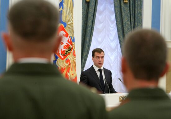 Встреча президента России с военнослужащими