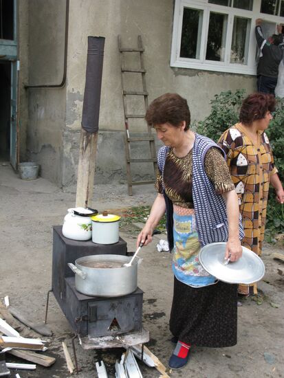 Грузинская печка для дома