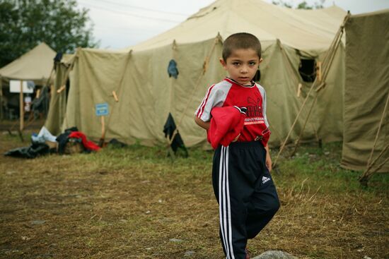 Беженцы из Южной Осетии