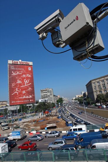 Строительство новой транспортной развязки в Москве