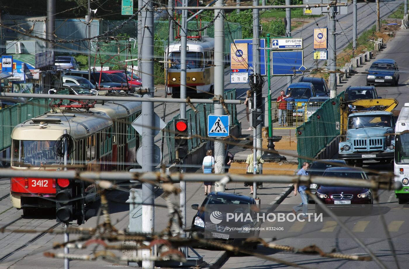 Строительство новой транспортной развязки в Москве