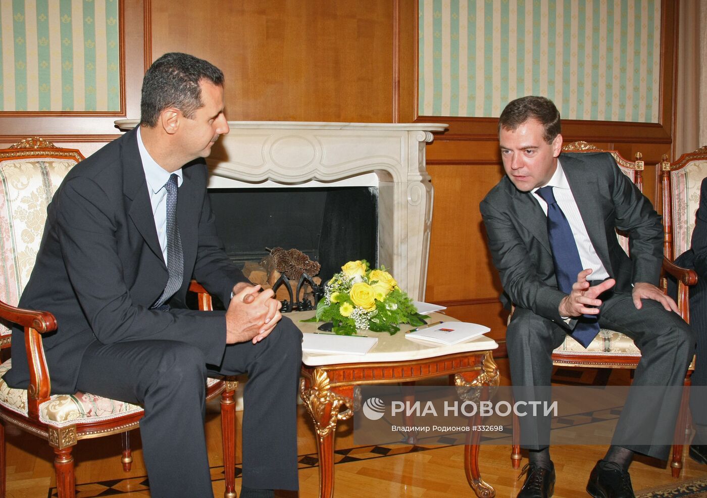 Д.Медведев Б.Асад