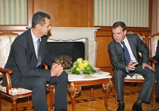 Д.Медведев Б.Асад