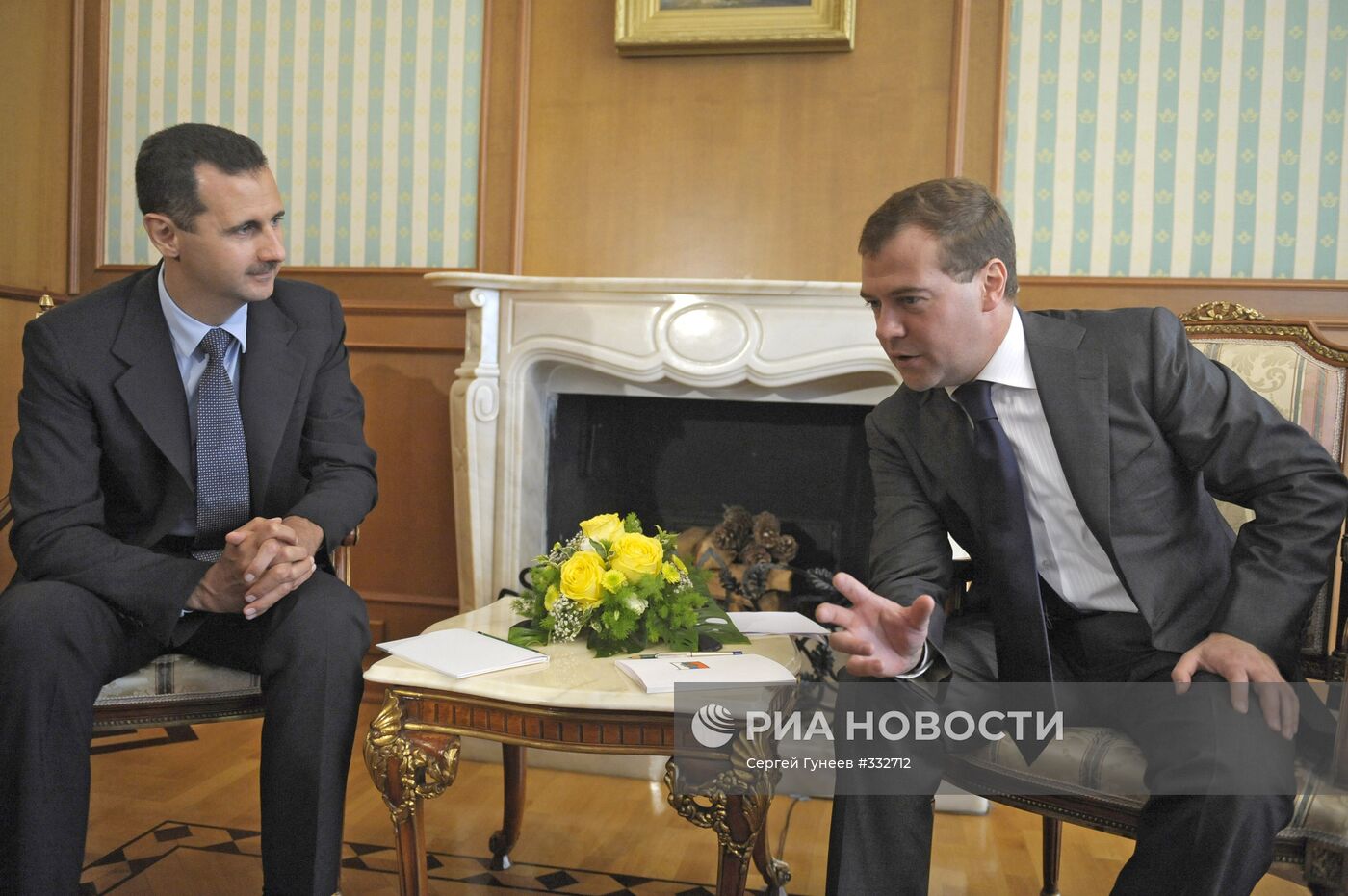 Д.Медведев Б.Асад