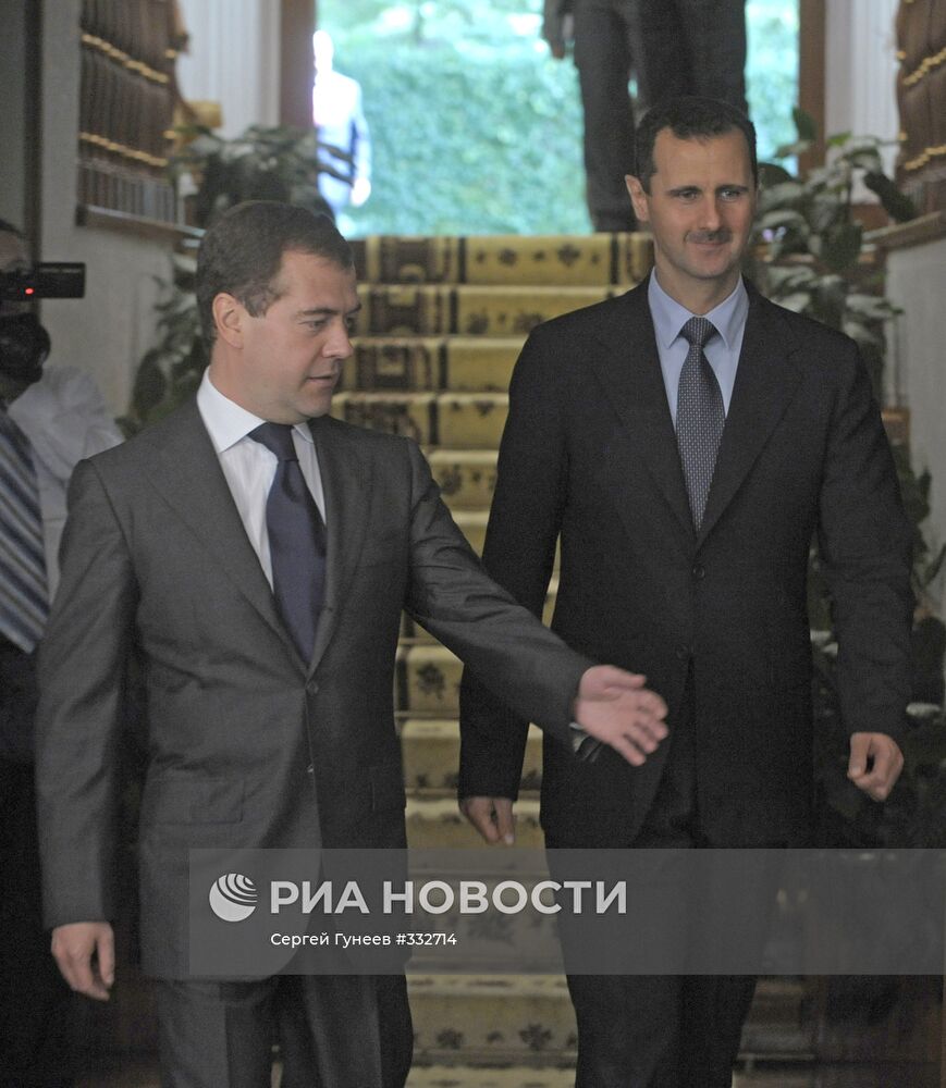 Д.Медведев Б.Асад