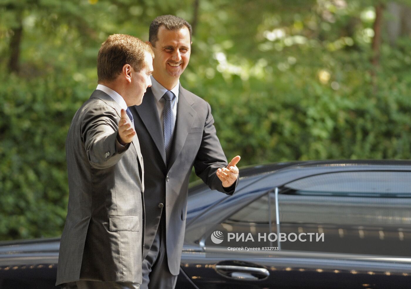 Д.Медведев Б.Асад