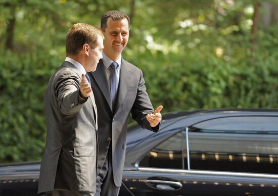 Д.Медведев Б.Асад