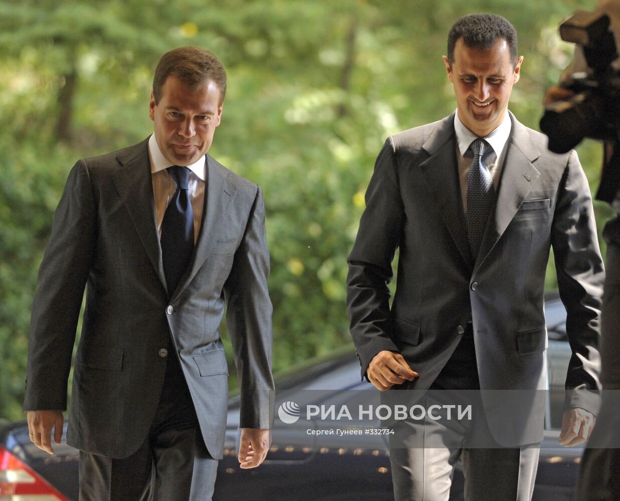 Д.Медведев Б.Асад