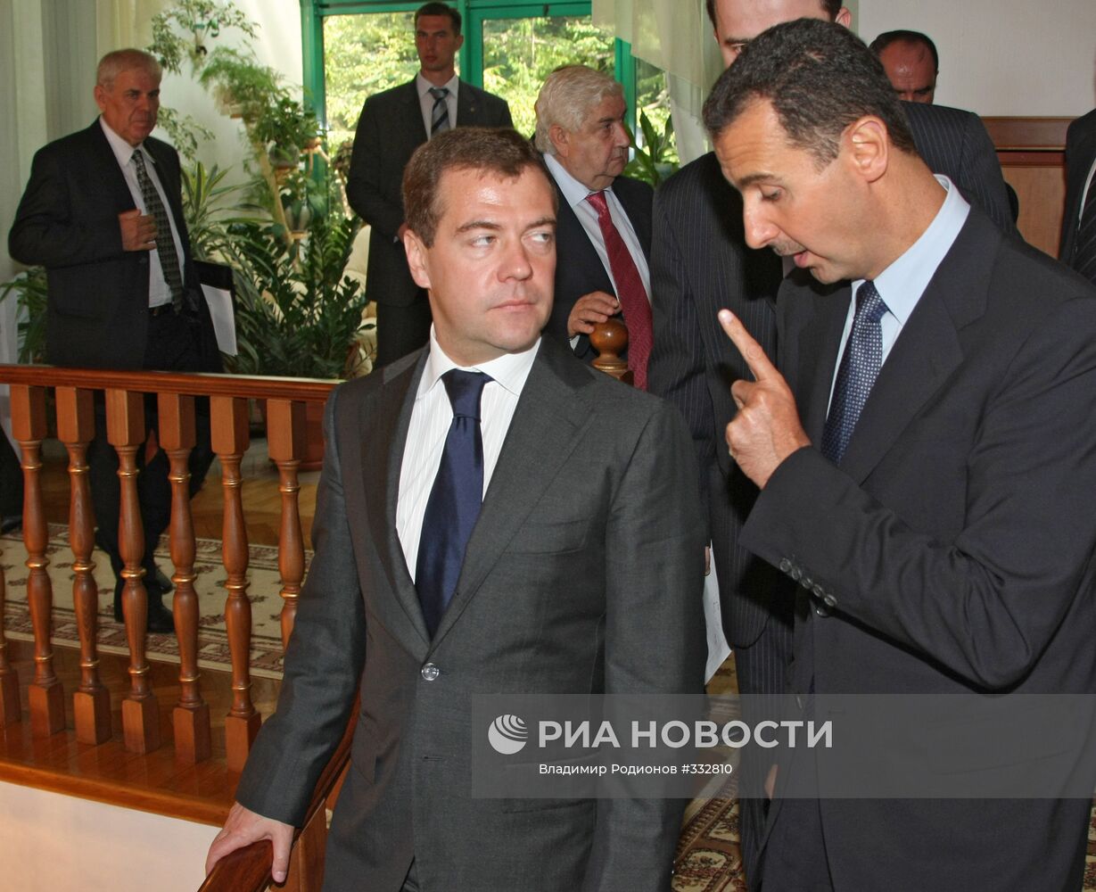 Д.Медведев Б.Асад