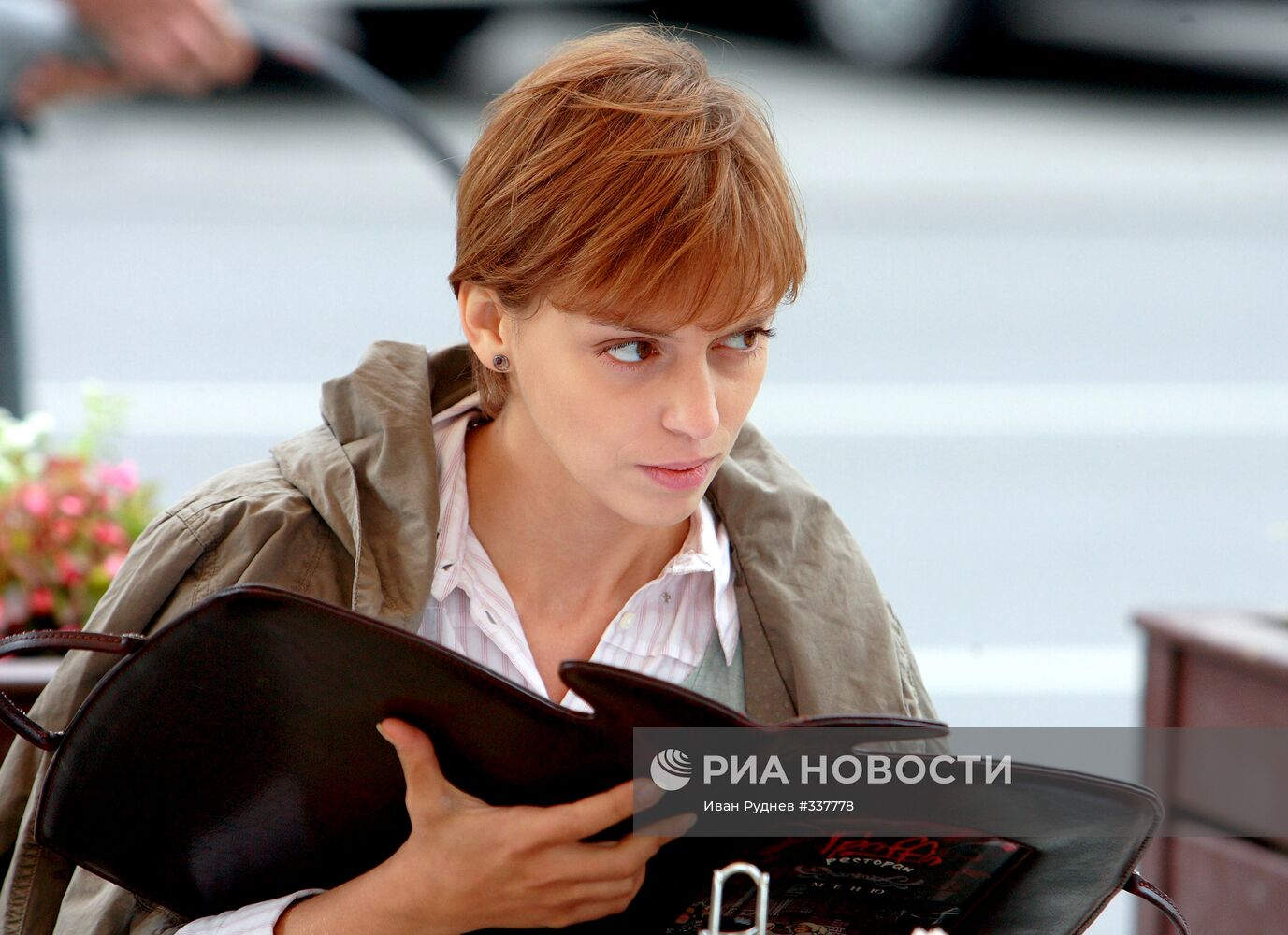 Нелли Уварова на съемках нового фильма "Лав Джорнал"