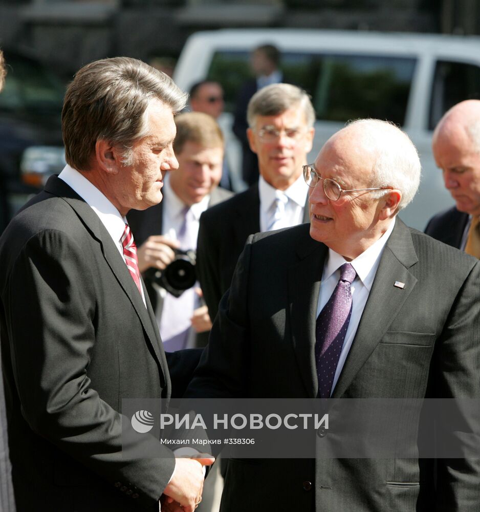 Встреча В.Ющенко и Р.Чейни