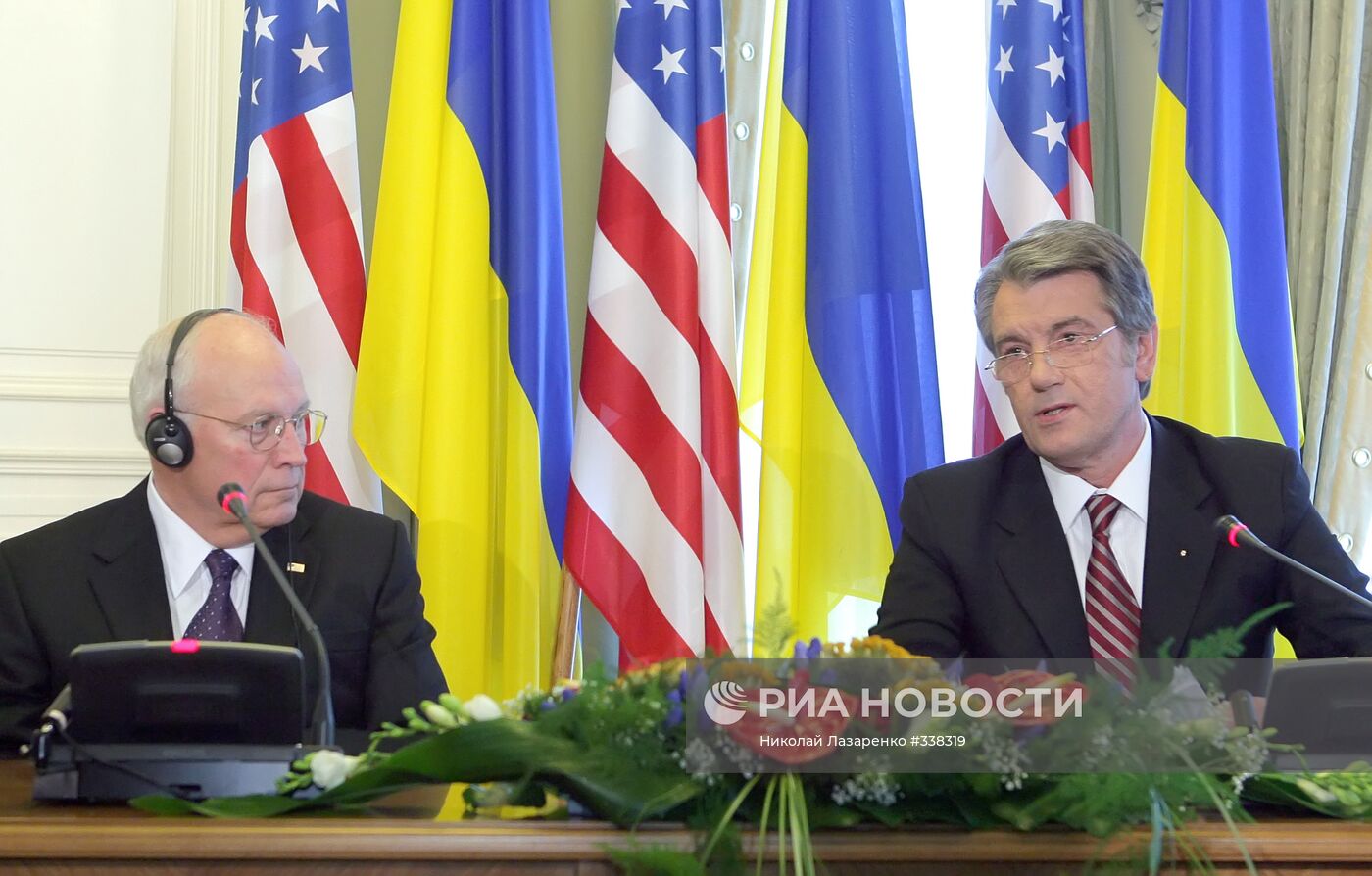 Встреча В.Ющенко и Р.Чейни