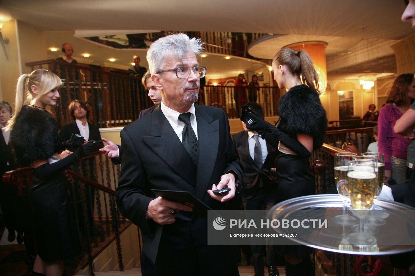 Эдуард Лимонов на церемонии вручения премии журнала «GQ»