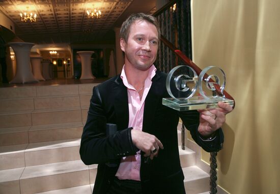 Евгений Миронов на церемонии вручения премии журнала «GQ»