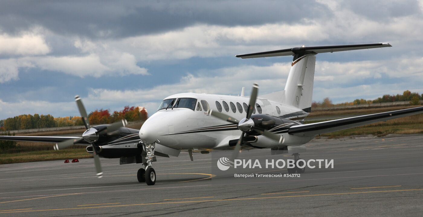 Презентиция самолета Beechcraft King Air 350