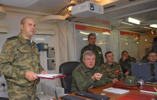 Учения войск Московского военного округа