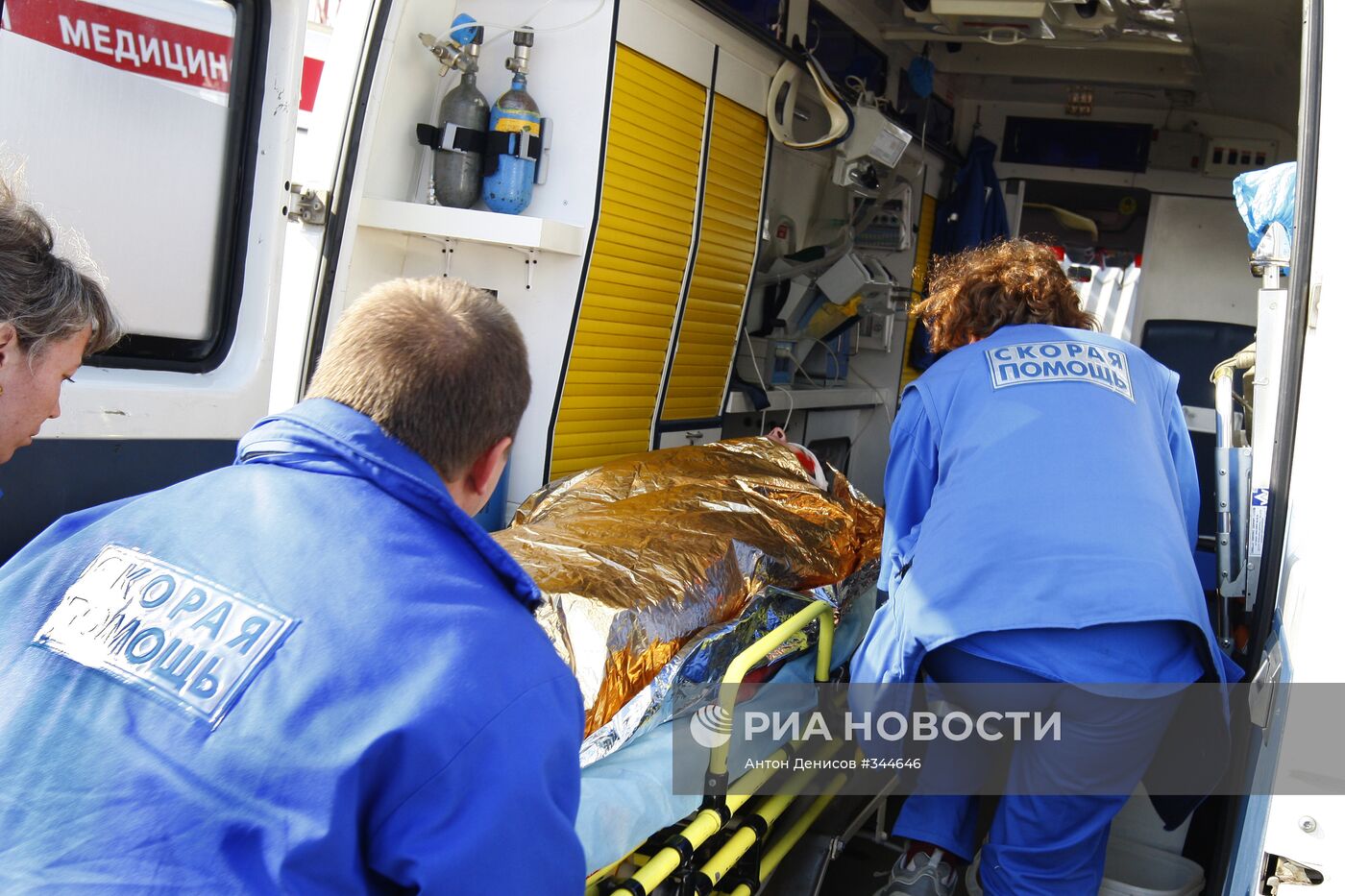 Аварийно-спасательные учения в аэропорту "Шереметьево"