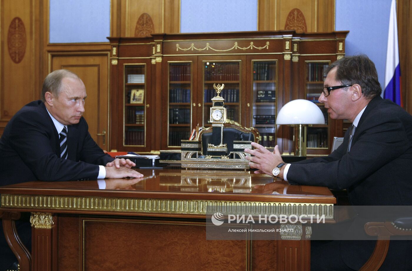 Владимир Путин и Петр Авен
